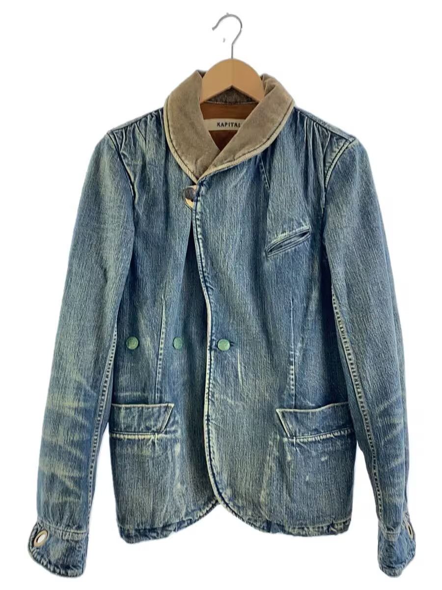 Kapital Aged Denim Work Jacket Size US S / EU 44-46 / 1 - 1 Thumbnail