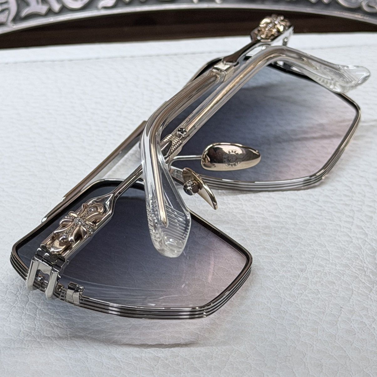 Chrome Hearts 💎JEWEL💎 Chrome Hearts Ripping 1/1 Sunglasses Size ONE SIZE - 22 Thumbnail