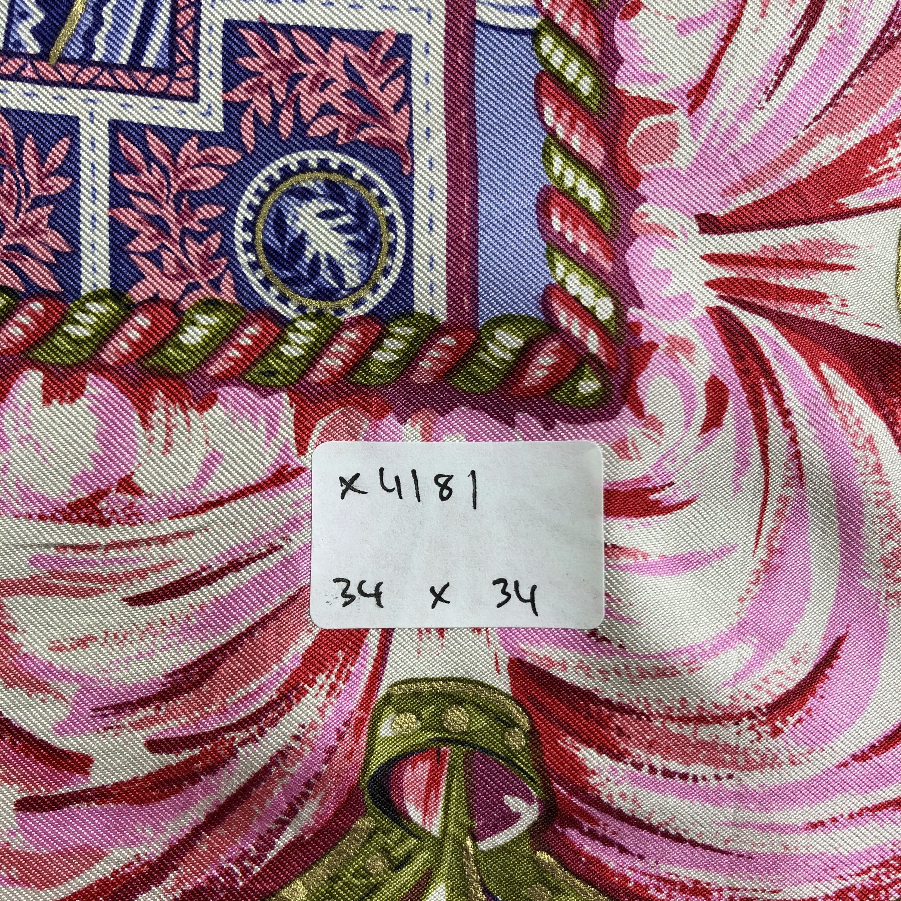 Vintage Vintage Silk Scarf Size ONE SIZE - 6 Thumbnail