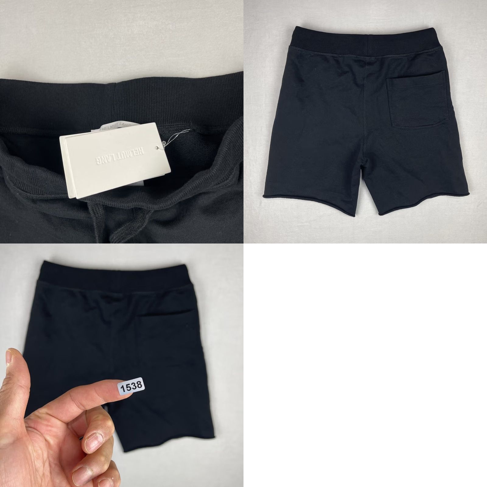 Helmut Lang Helmut Lang Shorts Mens Small Black Ocean Short Sweat Ocean Short Sweat Mens Small Black 90s? Size 28" / US 6 / IT 42 - 8 Thumbnail