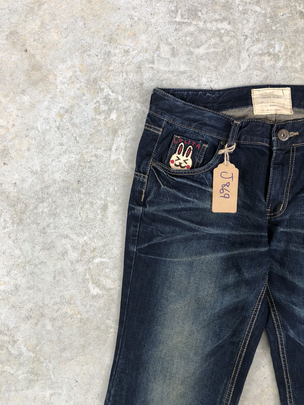 Japanese Brand Yoshitomo Nara Lolita Smile Distressed Jeans Size US 34 / EU 50 - 5 Thumbnail