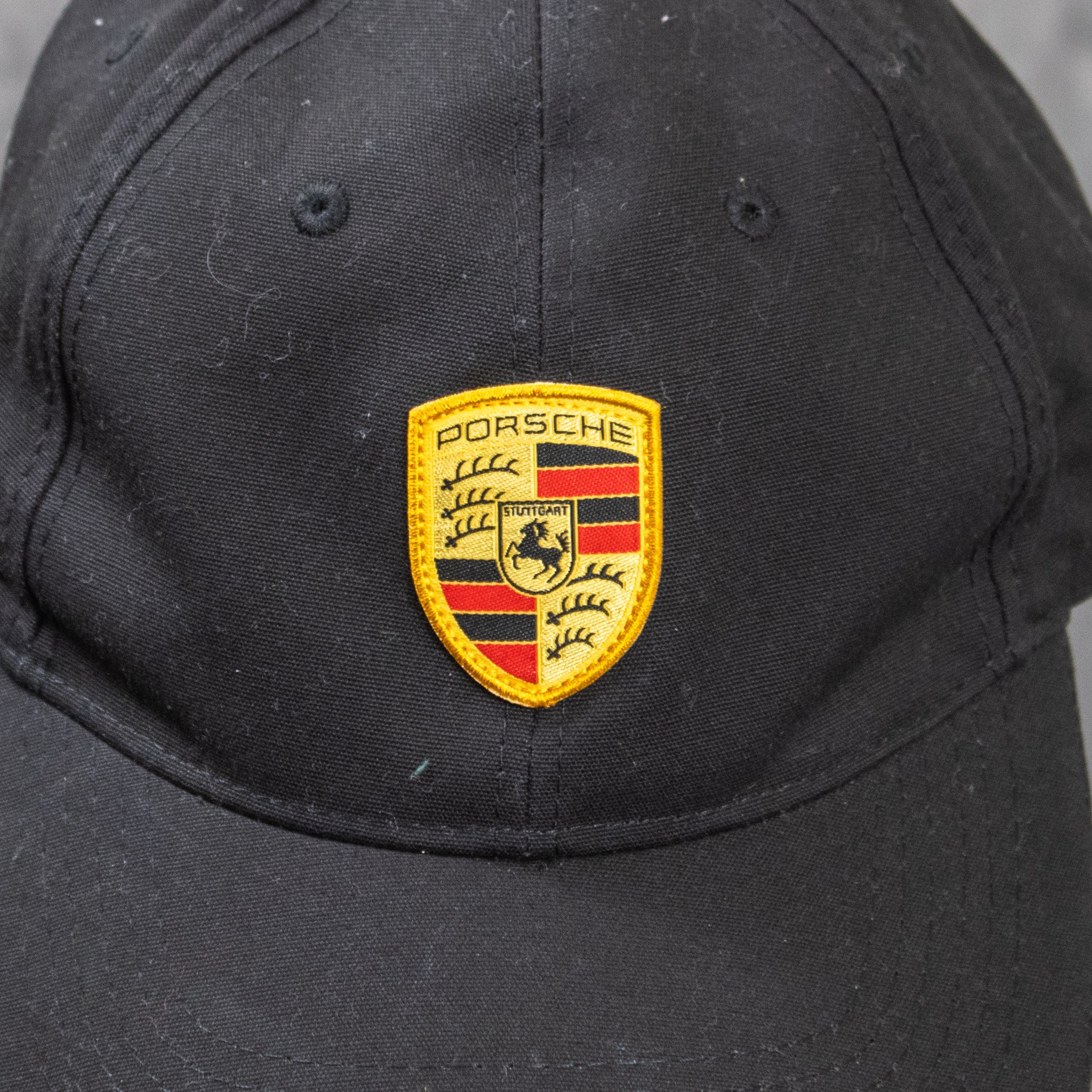 Porsche Design ERL Porsche Racing Black 6 Panel Black Hat Size ONE SIZE - 2 Thumbnail