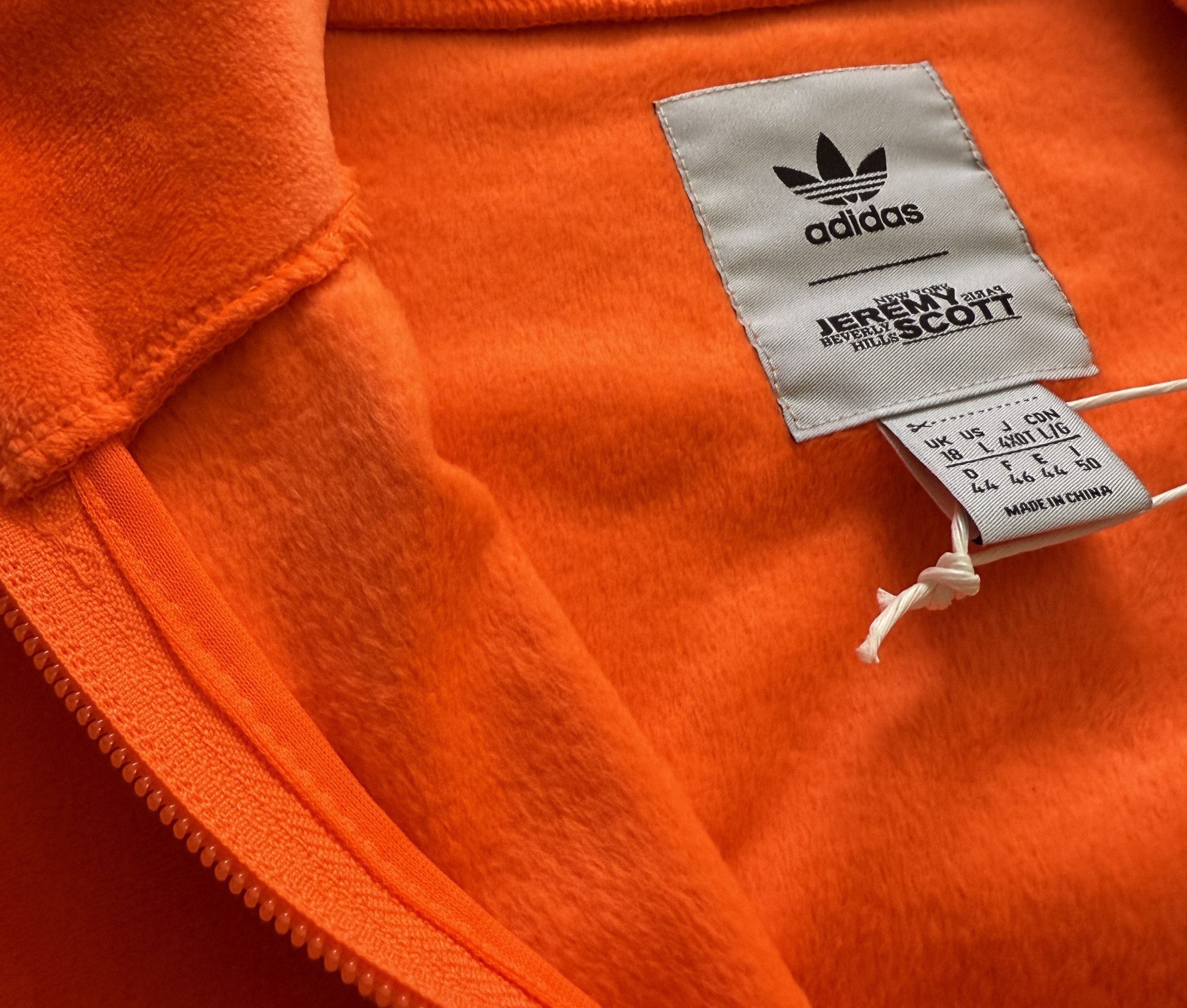 Adidas × Jeremy Scott adidas Originals x Jeremy Scott TRACK TOP orange H50966 Size L / US 10 / IT 46 - 7 Thumbnail