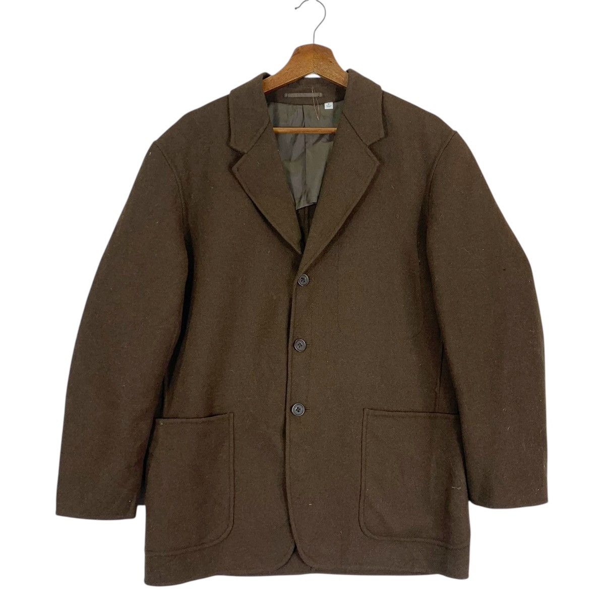 Uniqlo Vintage Uniqlo U Wool Blazer Jacket Size US M / EU 48-50 / 2 - 1 Thumbnail