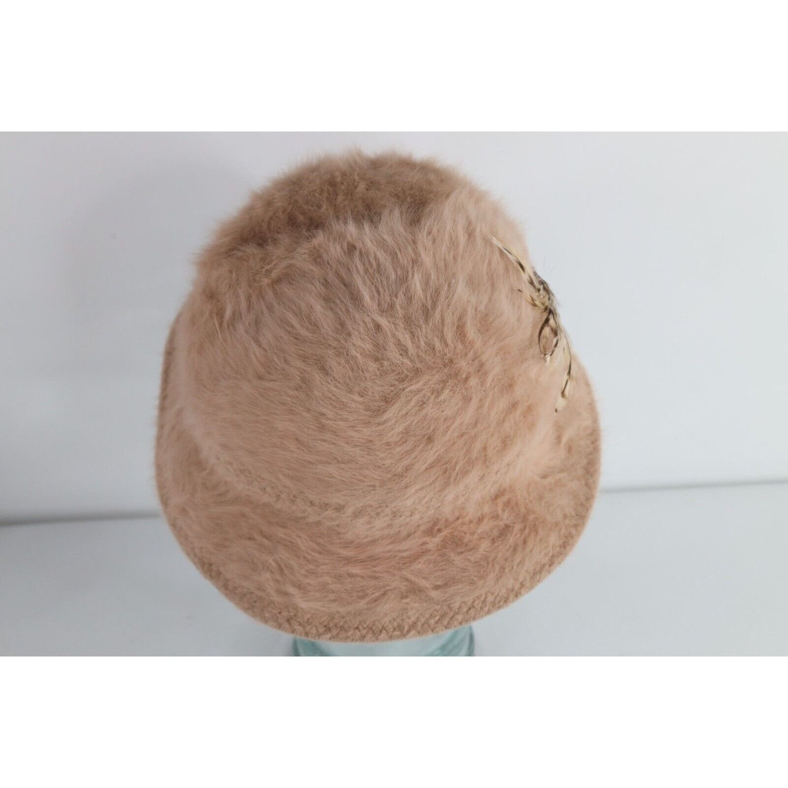 Kangol × Vintage Vintage 90s Y2K Kangol Furgora Fuzzy Shag Feather Bucket Hat Size ONE SIZE - 4 Thumbnail