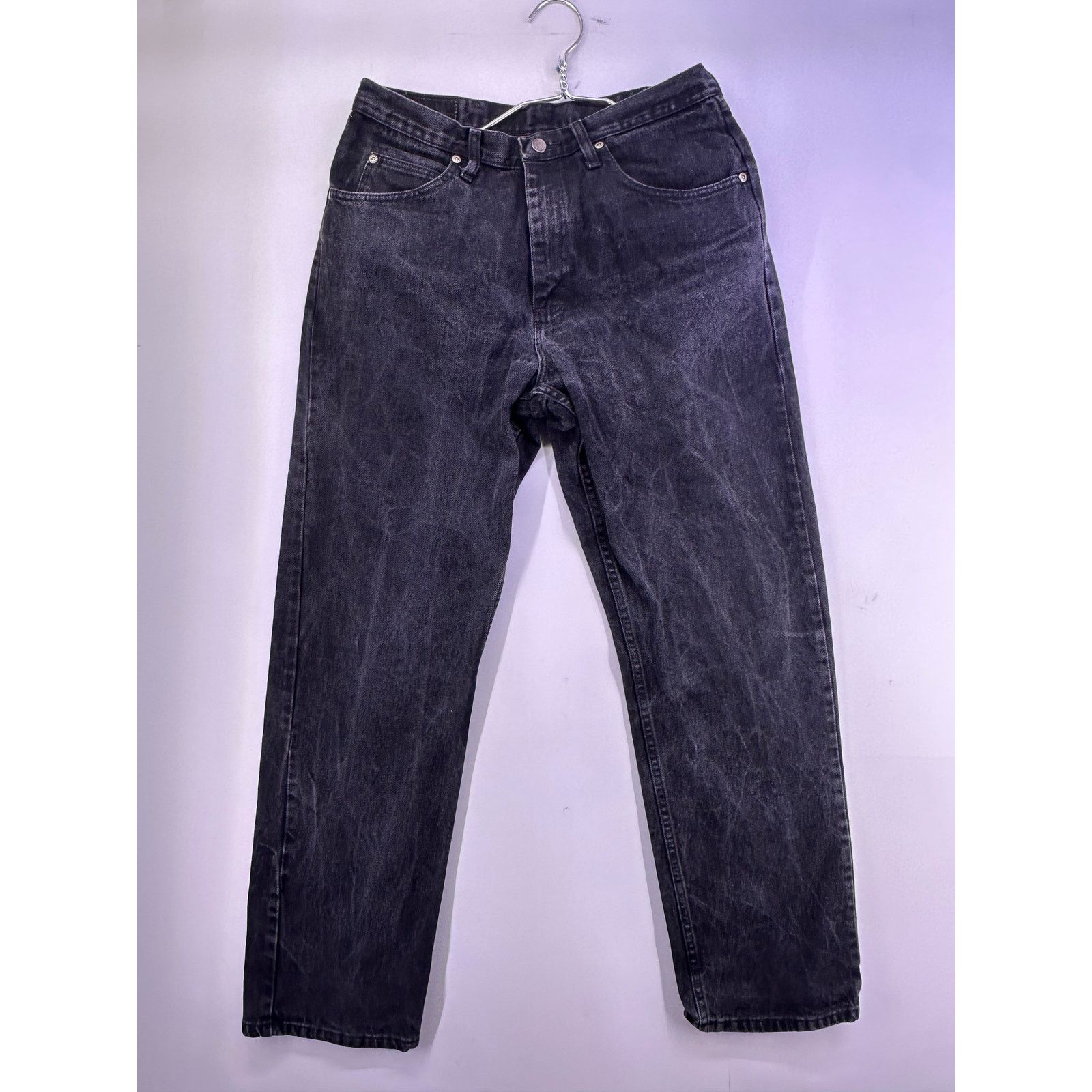Wrangler Vintage Wrangler Black Smoked Relaxed Jeans Size 34/32 Size US 34 / EU 50 - 1 Thumbnail