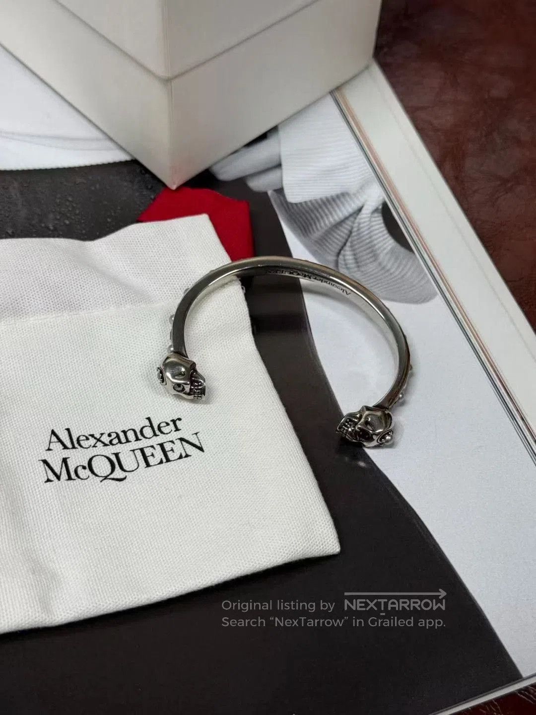 Alexander McQueen Alexander McQueen Classic Skull Bracelet. Size ONE SIZE - 5 Thumbnail