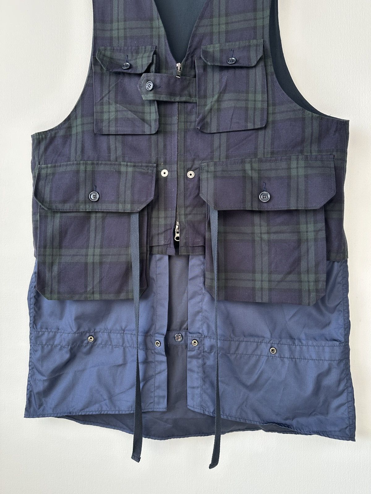 Engineered Garments ENGINEERED GARMENTS x ASPESI A.Blue Blackwatch Game Vest USA Size US M / EU 48-50 / 2 - 6 Thumbnail