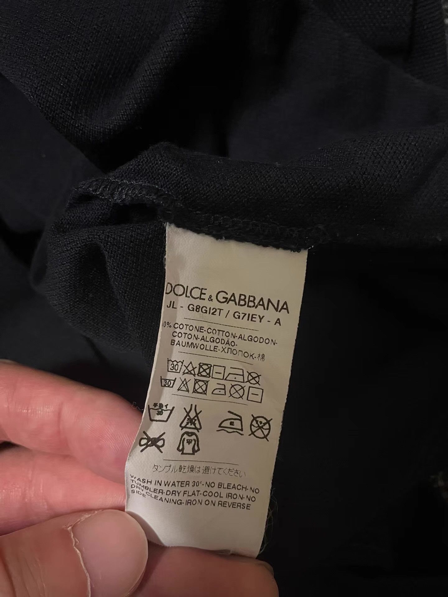 Dolce & Gabbana Dolce & Gabbana mainline short-sleeve T-shirt Q4 Size US M / EU 48-50 / 2 - 6 Thumbnail