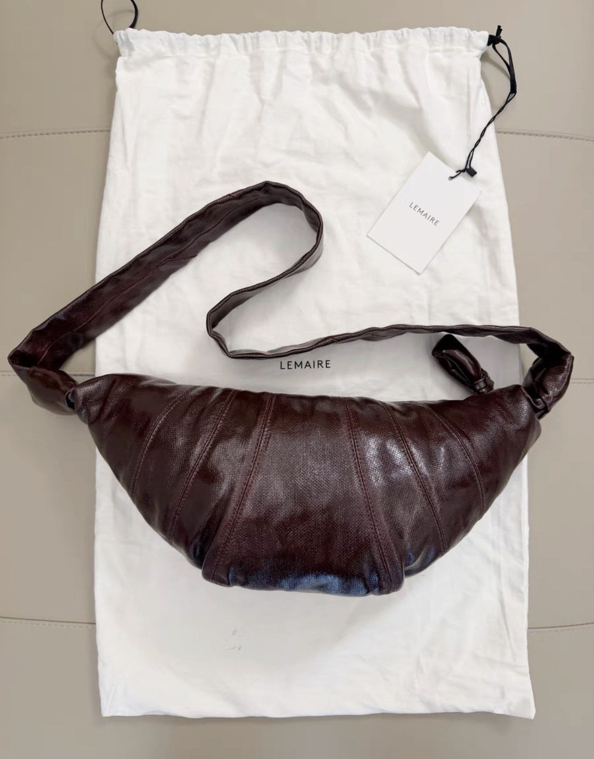 Lemaire Lemaire Croissant Bag KKKK9 Size ONE SIZE - 2 Thumbnail