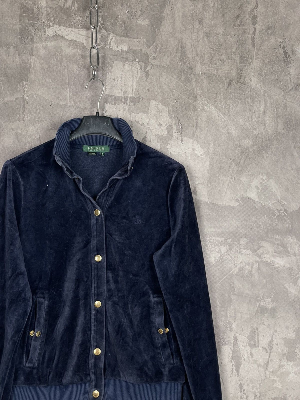 Polo Ralph Lauren Polo Ralph Lauren Velour Luxury Button Ups Sweatshirt Size S / US 4 / IT 40 - 4 Thumbnail