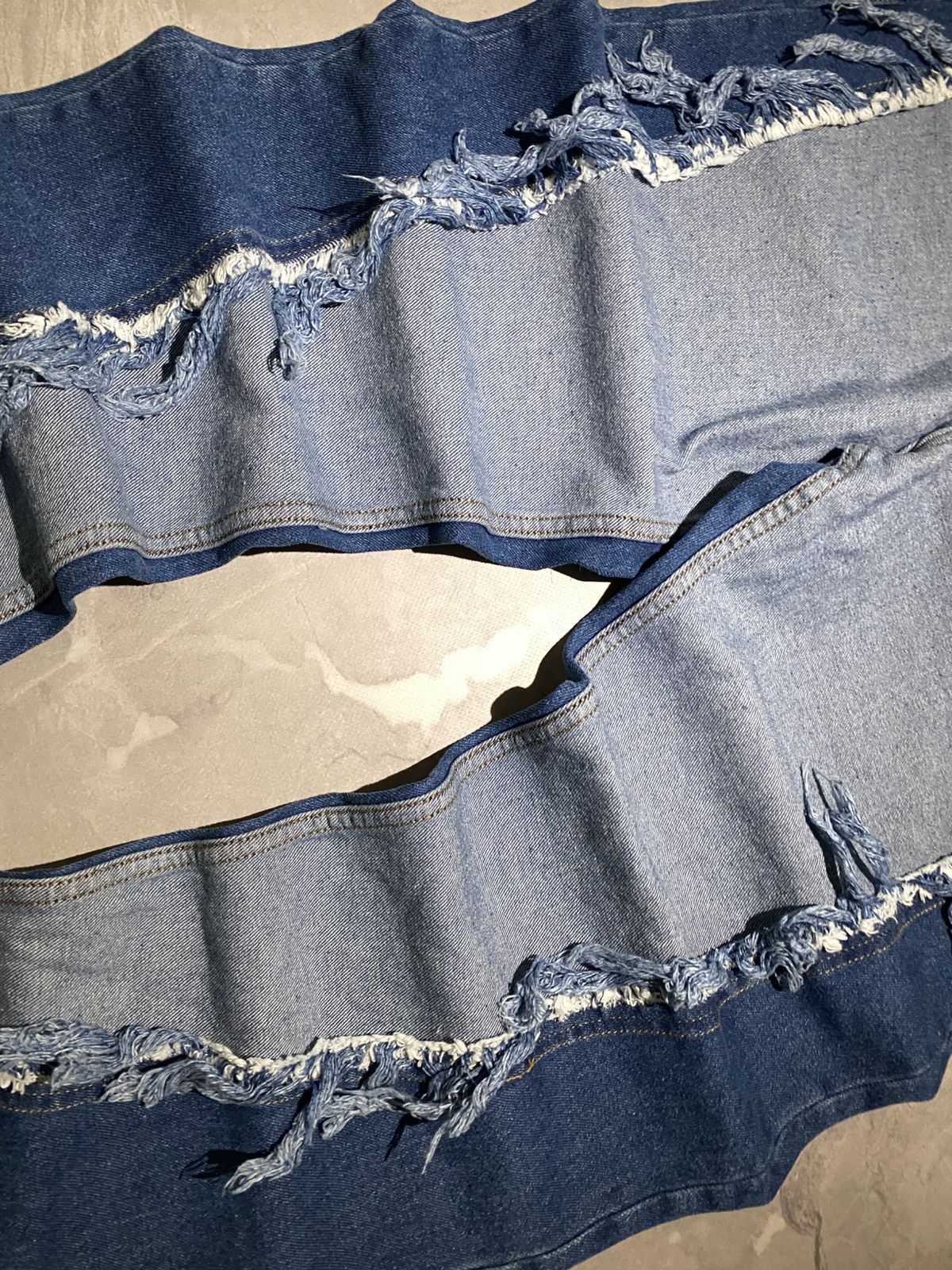 Japanese Brand Designer Archive Japanese Distressed Jean/ Number Nine Style Size US 32 / EU 48 - 4 Thumbnail