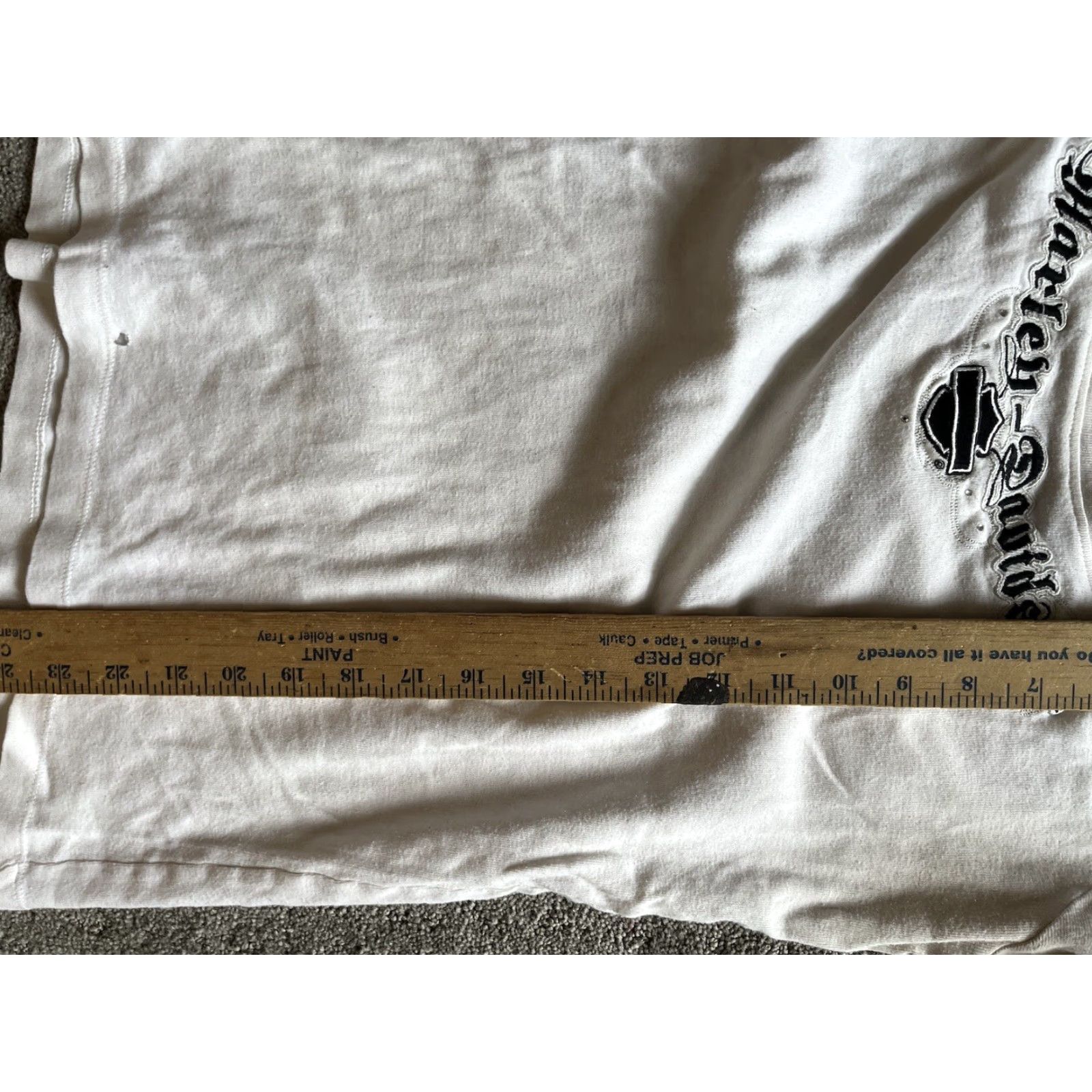 Harley Davidson Harley-Davidson T-Shirt Women White Short Sleeve Scoop Neck L Biker Motorcycle Size L / US 10 / IT 46 - 6 Thumbnail