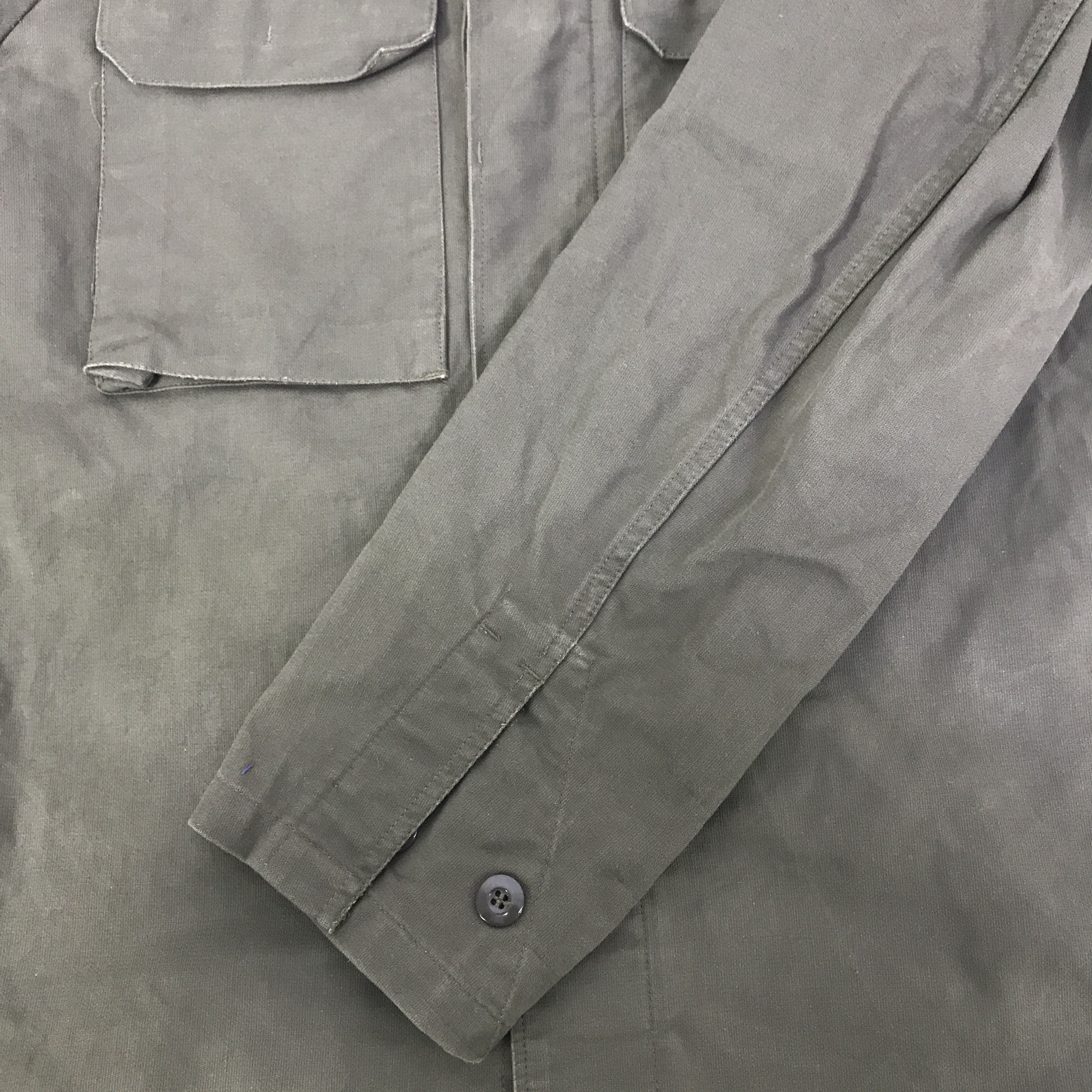 Vintage Vintage Army button Jacket K114B19 Size US L / EU 52-54 / 3 - 8 Thumbnail
