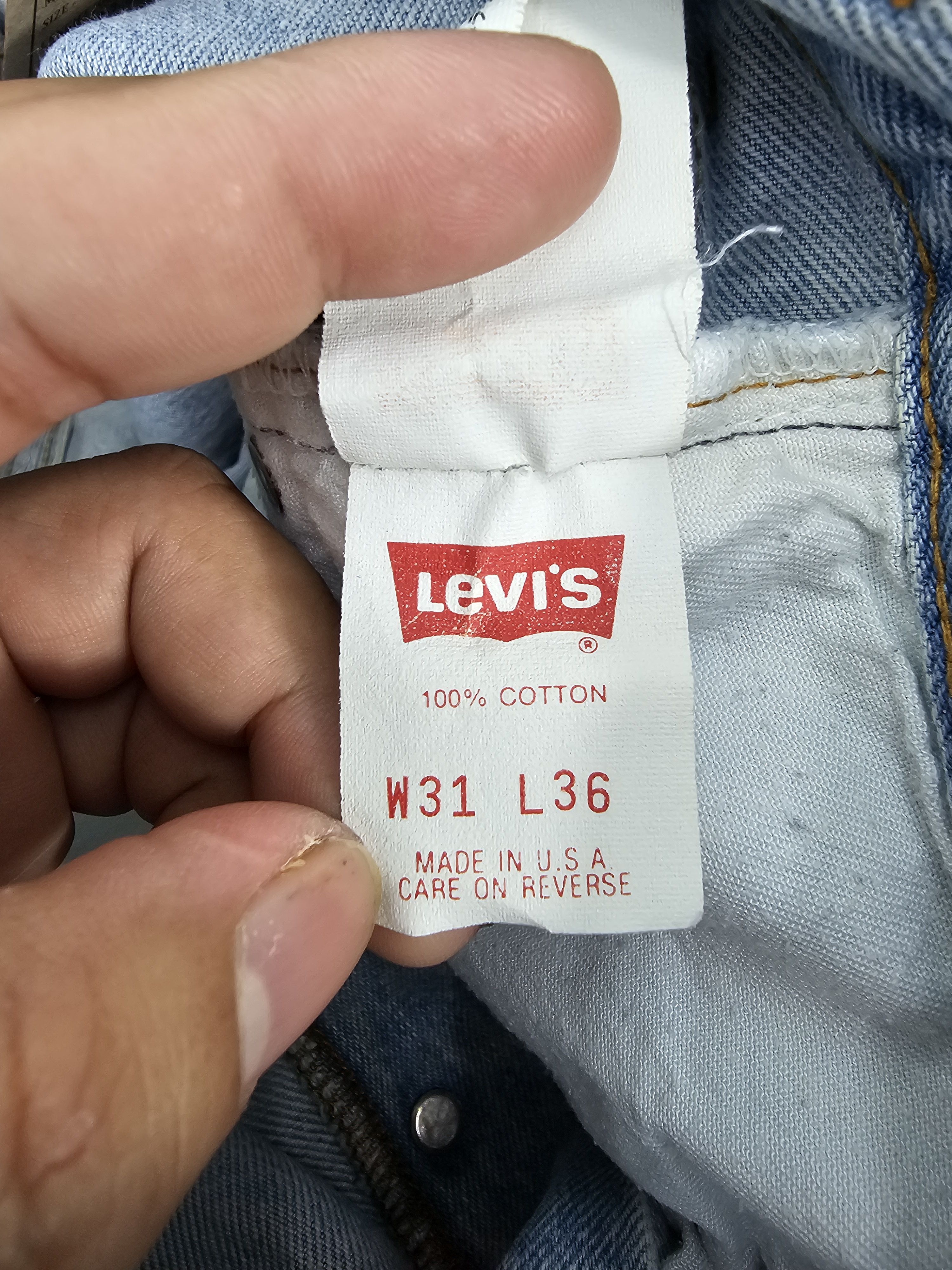 Levi's Vintage Clothing Vtg 90's LEVIS 501 XX Light Blue Faded Size 29X30 Jean L0413 Size US 29 - 14 Thumbnail