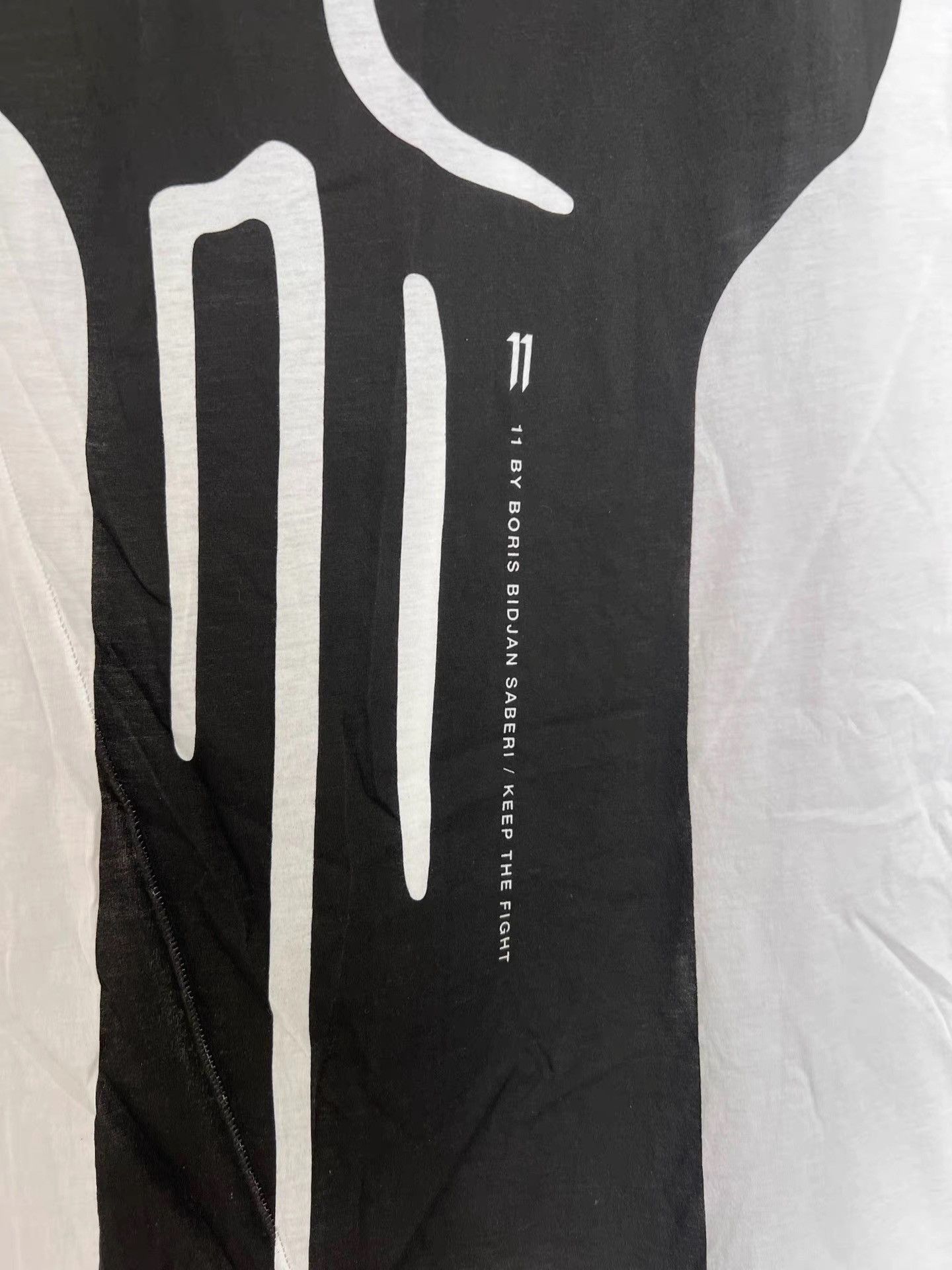 11 By Boris Bidjan Saberi 11by BBS Logo Print Cotton T-Shirt K35 Size US S / EU 44-46 / 1 - 3 Thumbnail