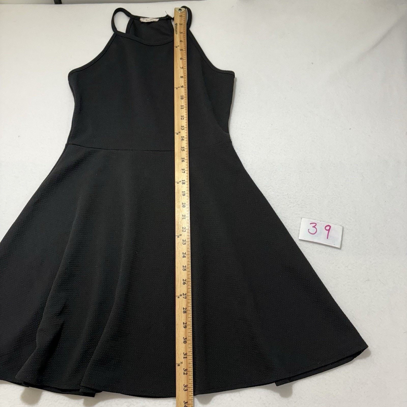 Other Olivia Rae Medium Cocktail Mini Dress Halter Neck Black Size M / US 6-8 / IT 42-44 - 7 Thumbnail