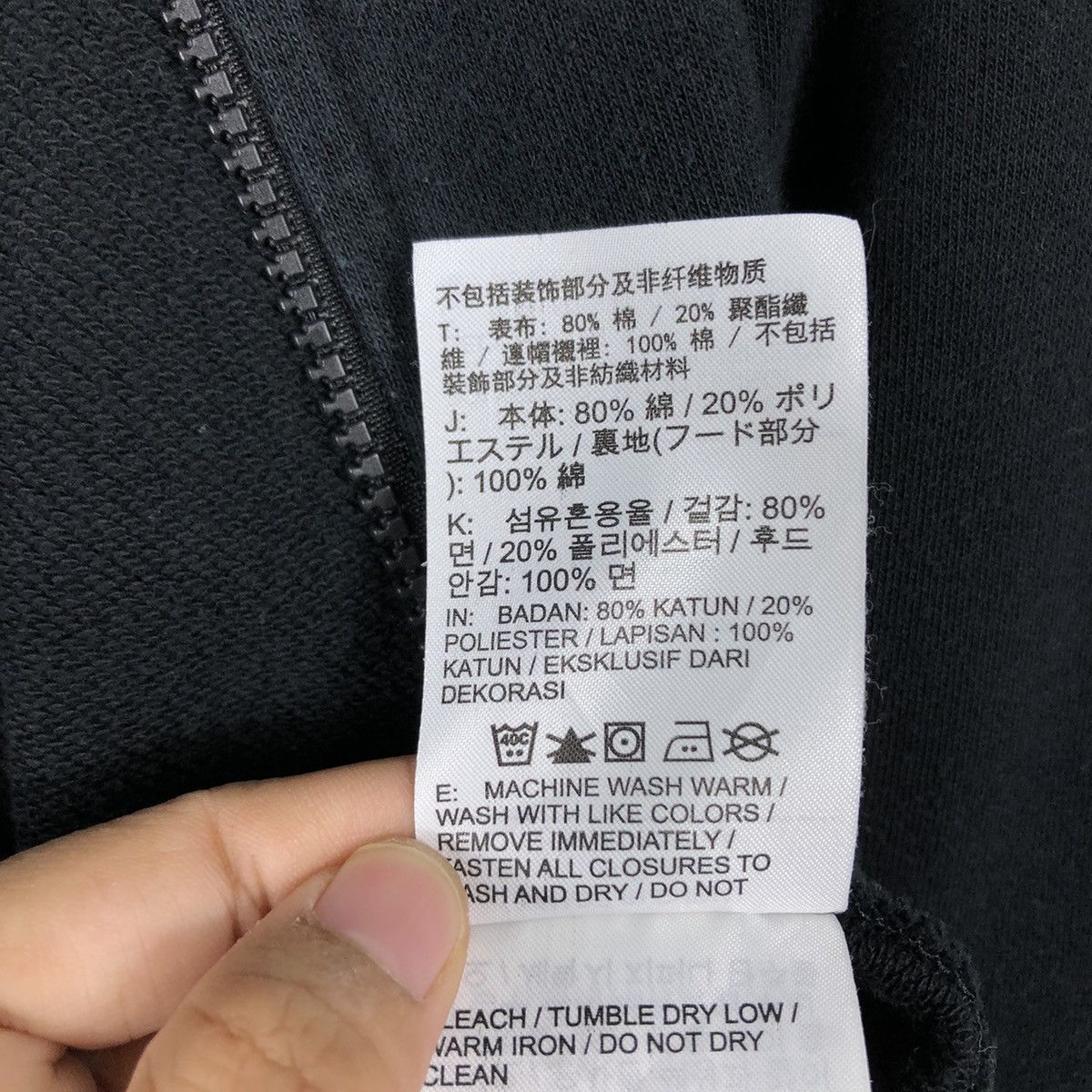 Nike Nike Vintage Black Zip Hoodie – Minimal Swoosh Essential Size US S / EU 44-46 / 1 - 23 Thumbnail