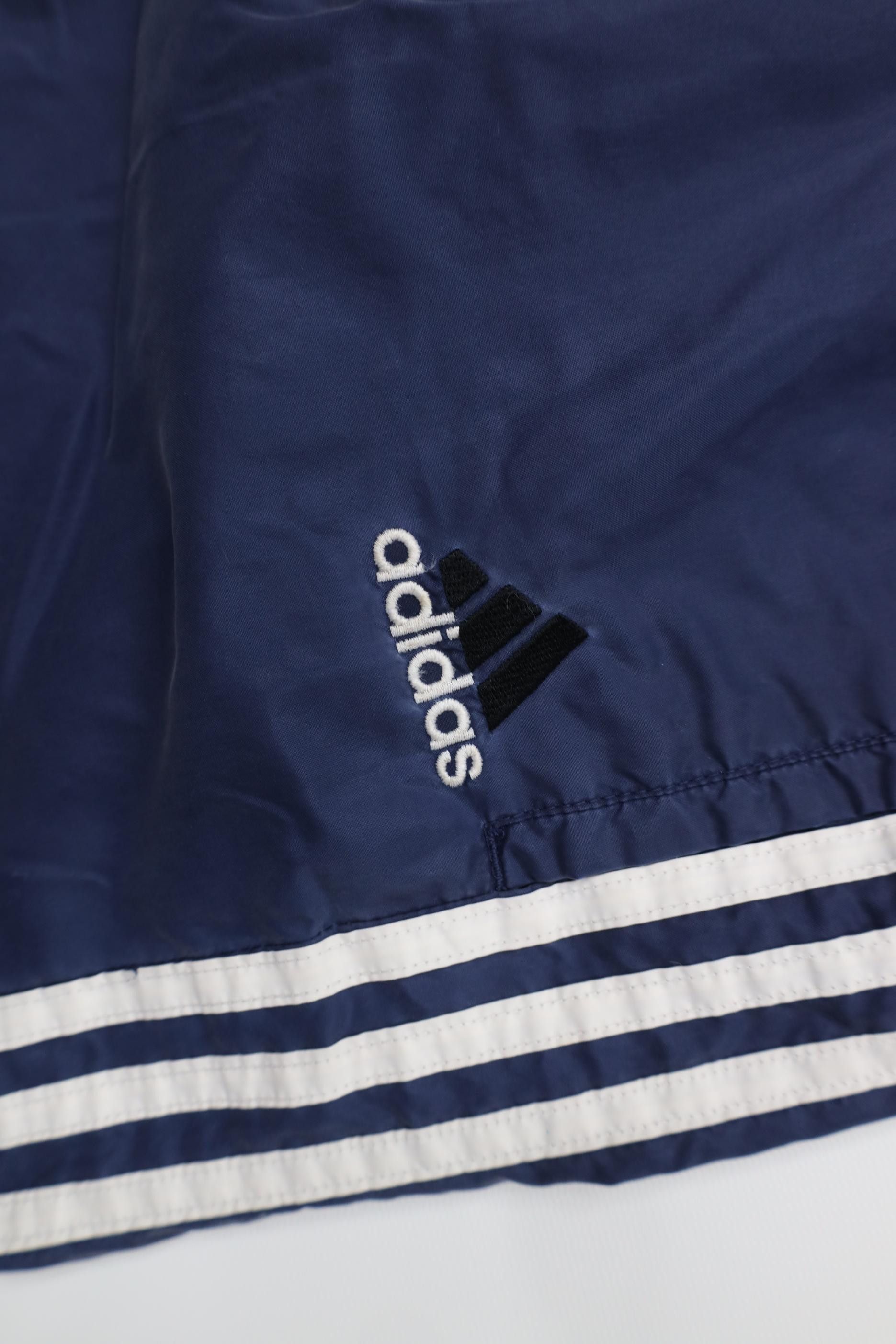 Adidas Vintage 90s Adidas Windbreaker Joggers Pants Navy Blue Size US 36 / EU 52 - 7 Thumbnail