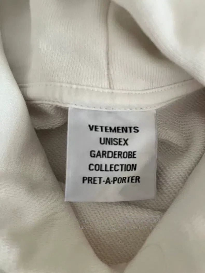 Vetements Vetements Slogan Logo Embroidered Hoodie Sweatshirt Size US XS / EU 42 / 0 - 3 Thumbnail