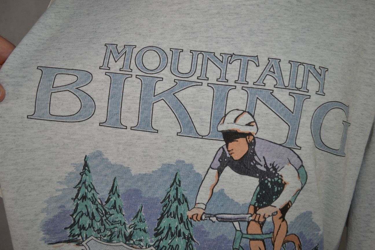 American Eagle Outfitters × Vintage 90s American Eagle Outfitters MTB Mountain Biking tee XL Size US XXL / EU 58 / 5 - 4 Thumbnail