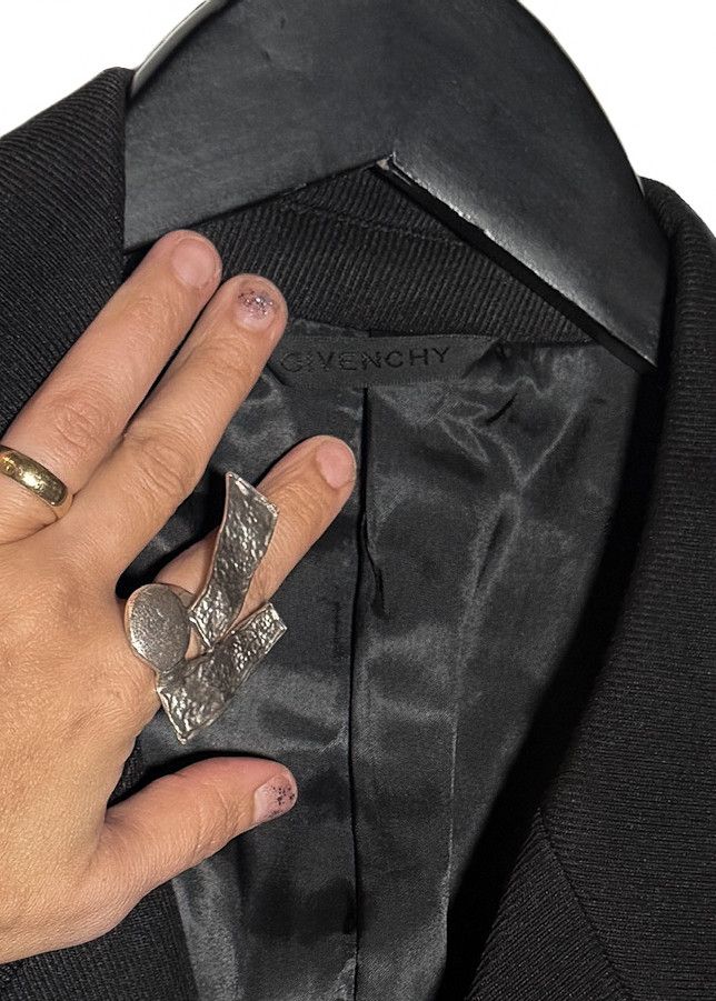 Givenchy Givenchy Black U-Lock Oversized Blazer Size 46R - 3 Thumbnail