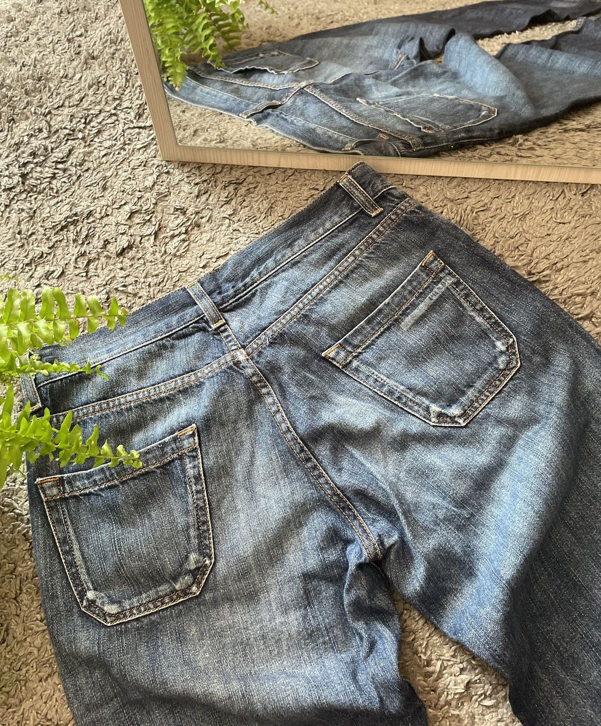 Prada × Vintage Prada Milano Jeans Denim Vintage Streetwear Logo Y2k Rare Size US 30 / EU 46 - 15 Thumbnail