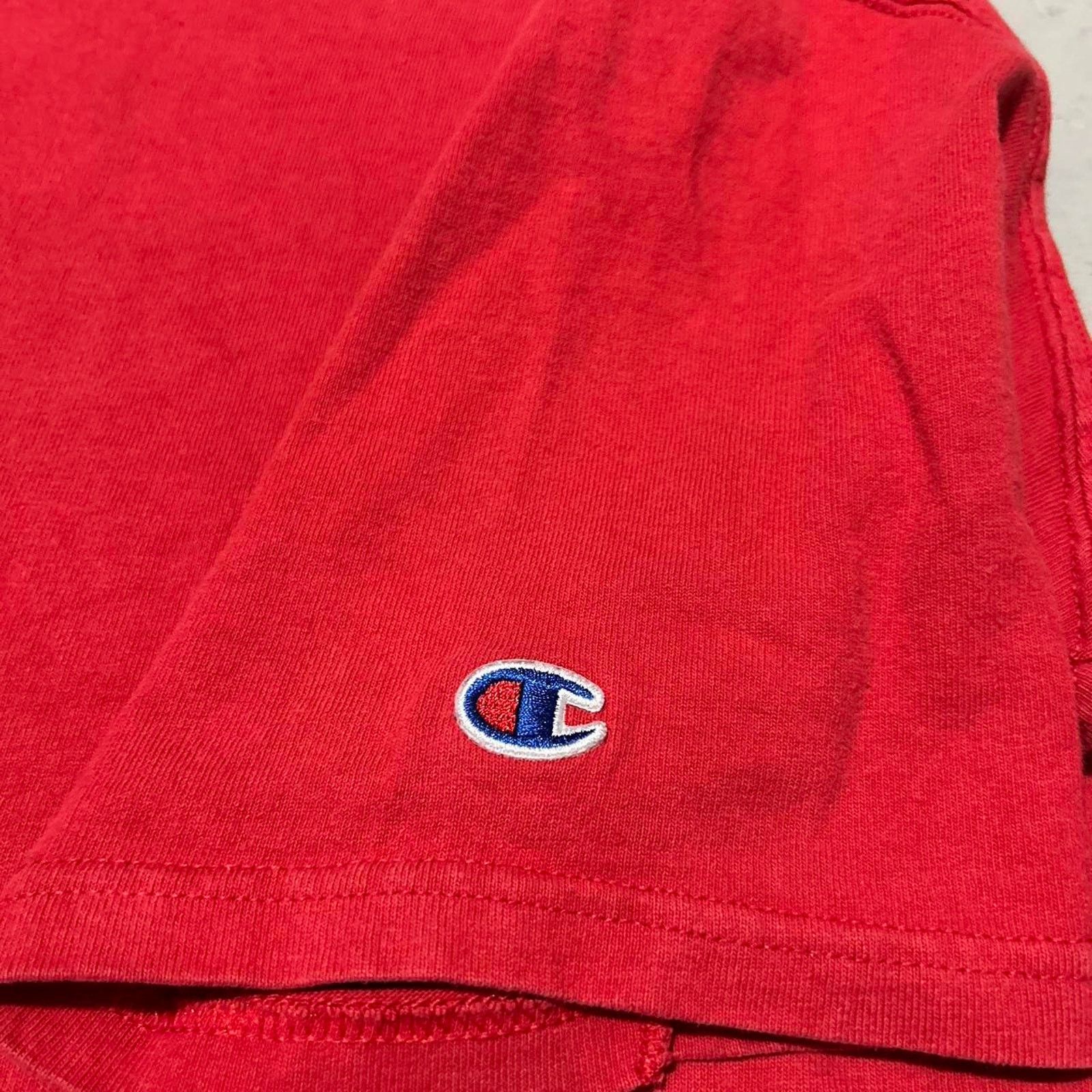 Champion **Vintage Blank Champion Red T-Shirt - Short Sleeve** Size US L / EU 52-54 / 3 - 2 Thumbnail