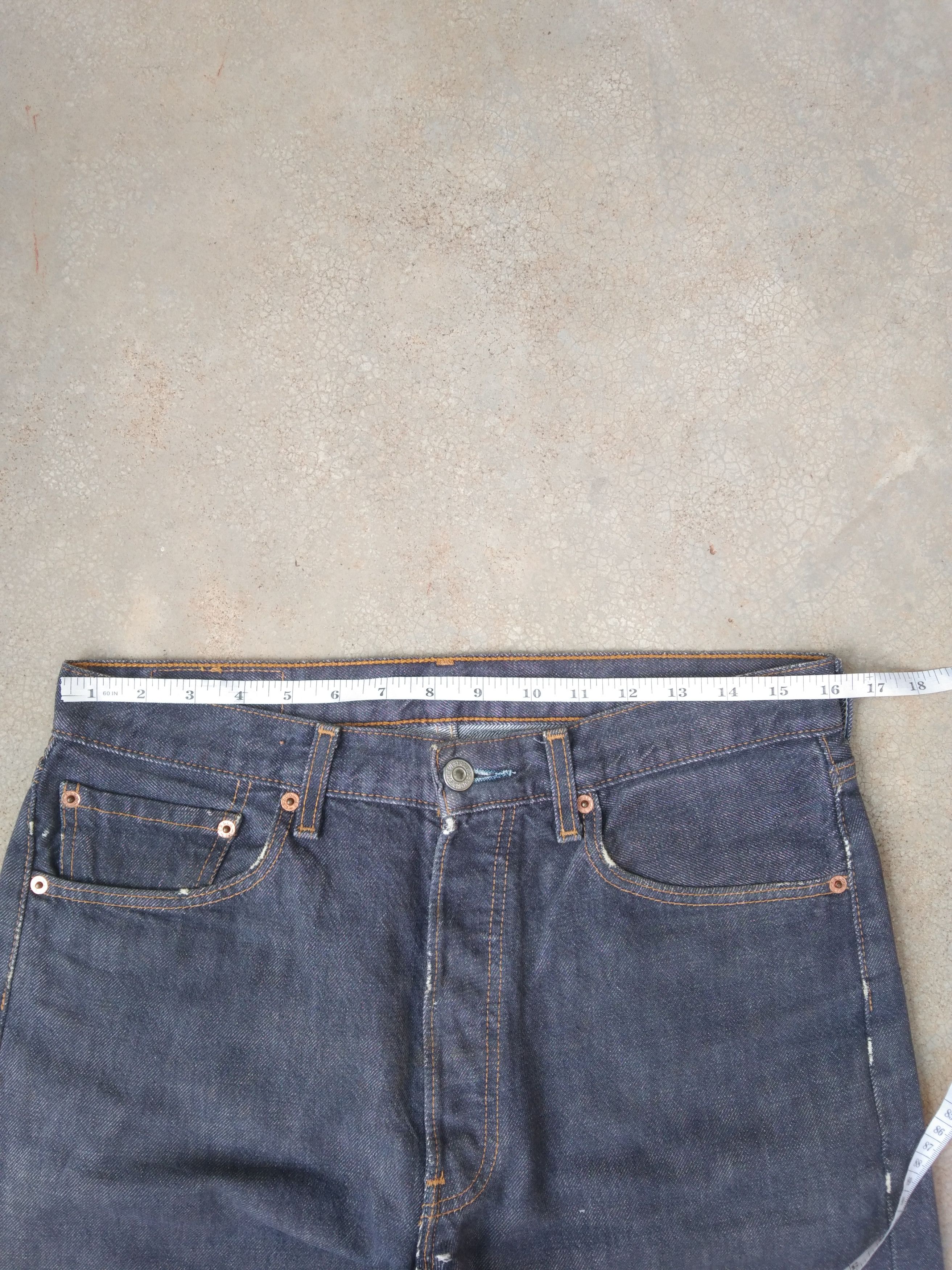 Levi's Vintage Levi's 501 Distressed Jeans 32x32 Size US 32 / EU 48 - 8 Thumbnail