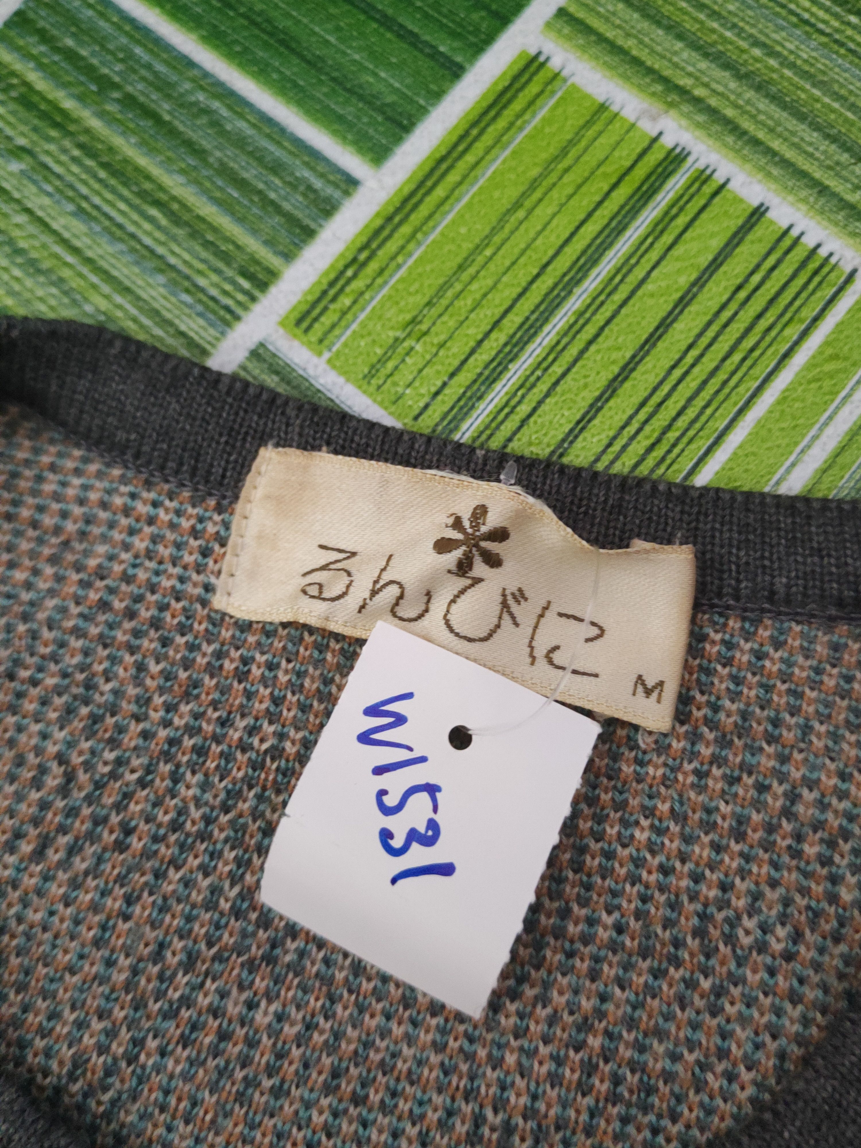 Homespun Knitwear × Japanese Brand Japanese Brand Dark Gray Knitwear Cardigan #W1531 Size S / US 4 / IT 40 - 15 Thumbnail