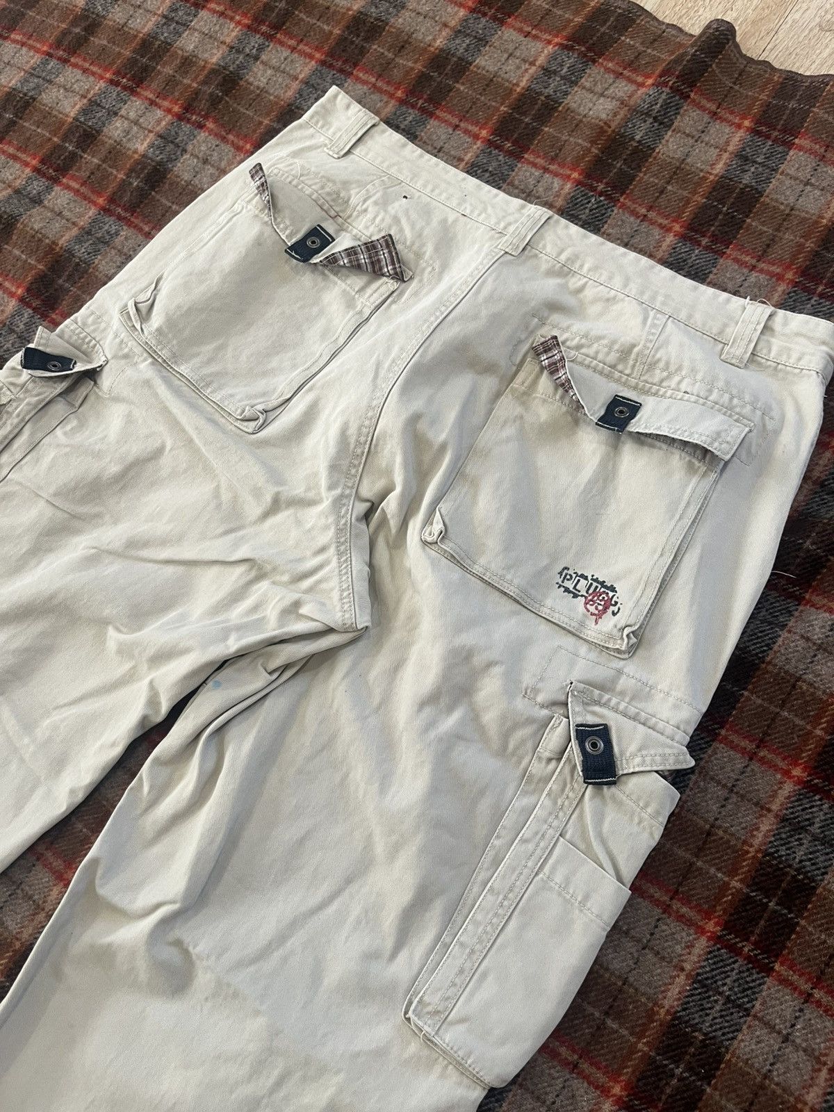 JNCO Vintage 90’s Super Baggy Wide Leg PLUGG Cargo Jeans Pants Size US 36 / EU 52 - 11 Thumbnail
