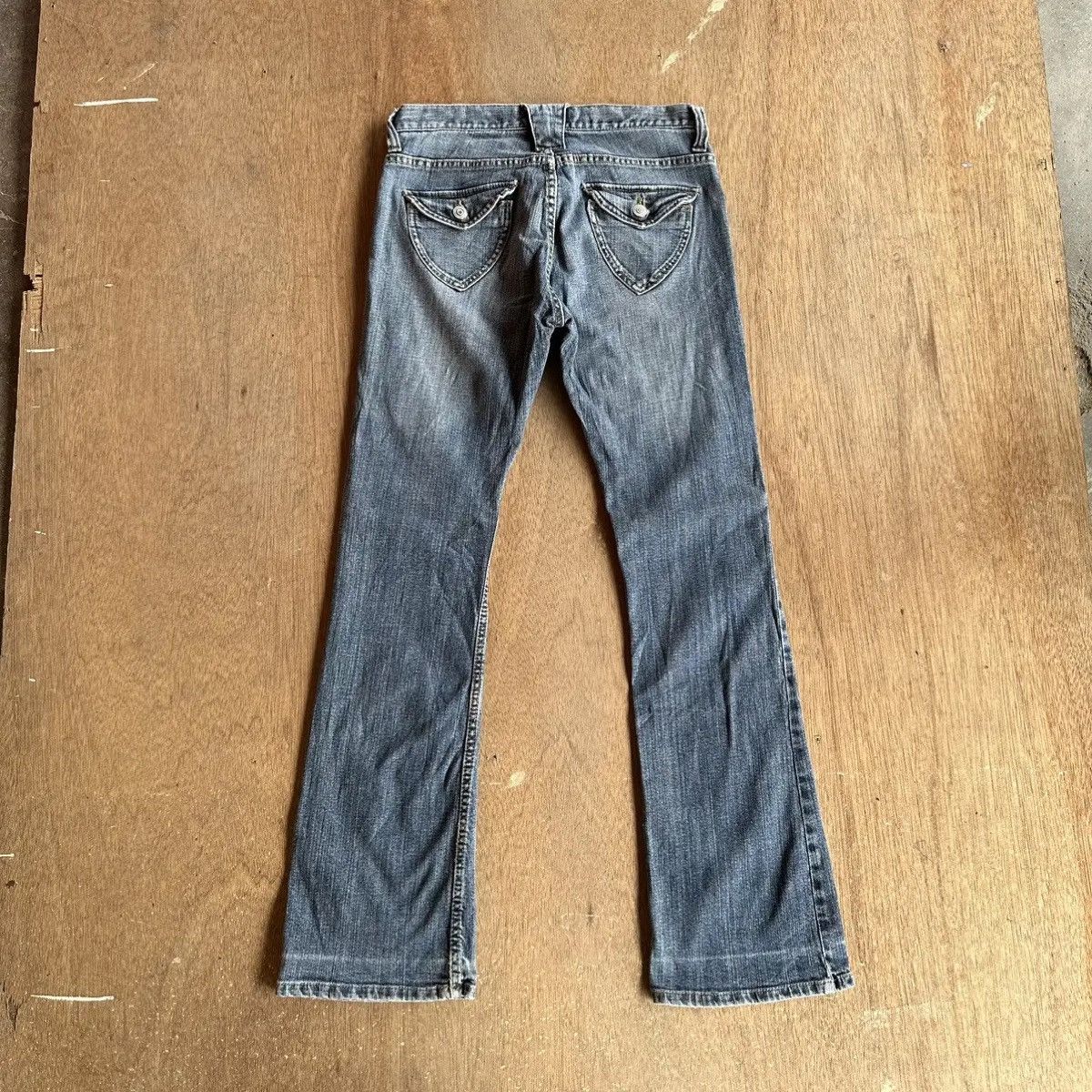 Japanese Brand FLARE/BOOTCUT🔥VINTAGE ORIRIN JEANS LOW RISE DENIM PANTS Size 28" / US 6 / IT 42 - 9 Thumbnail