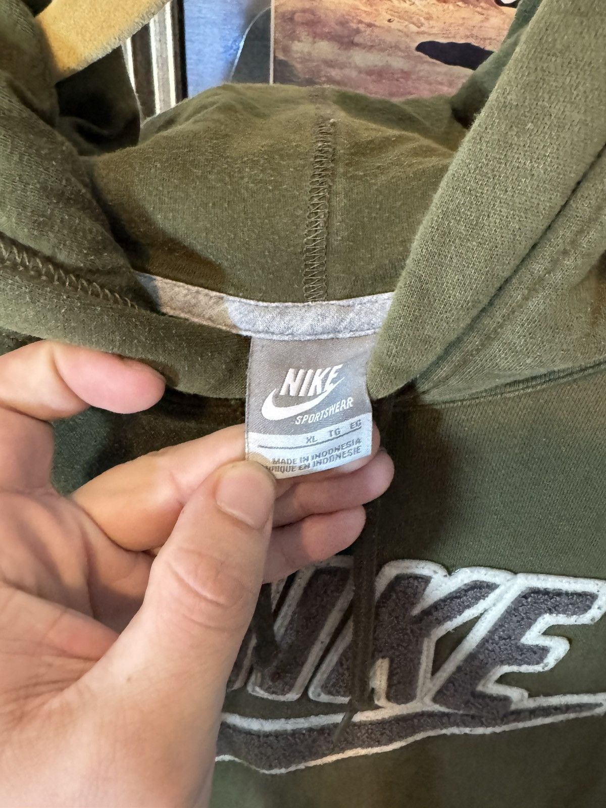 Nike Vintage Nike Hoodie Y2K Size US XL / EU 56 / 4 - 4 Thumbnail