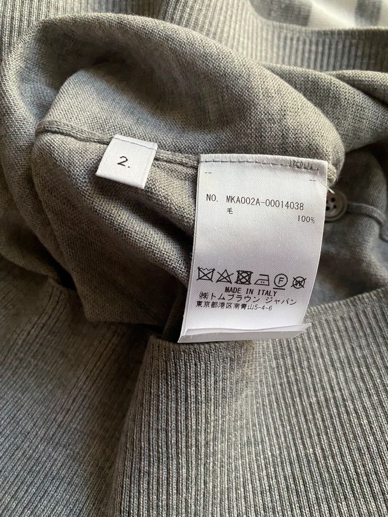 Thom Browne Thom browne TB classic four-bar thin round-neck pullover sw Size US M / EU 48-50 / 2 - 9 Thumbnail