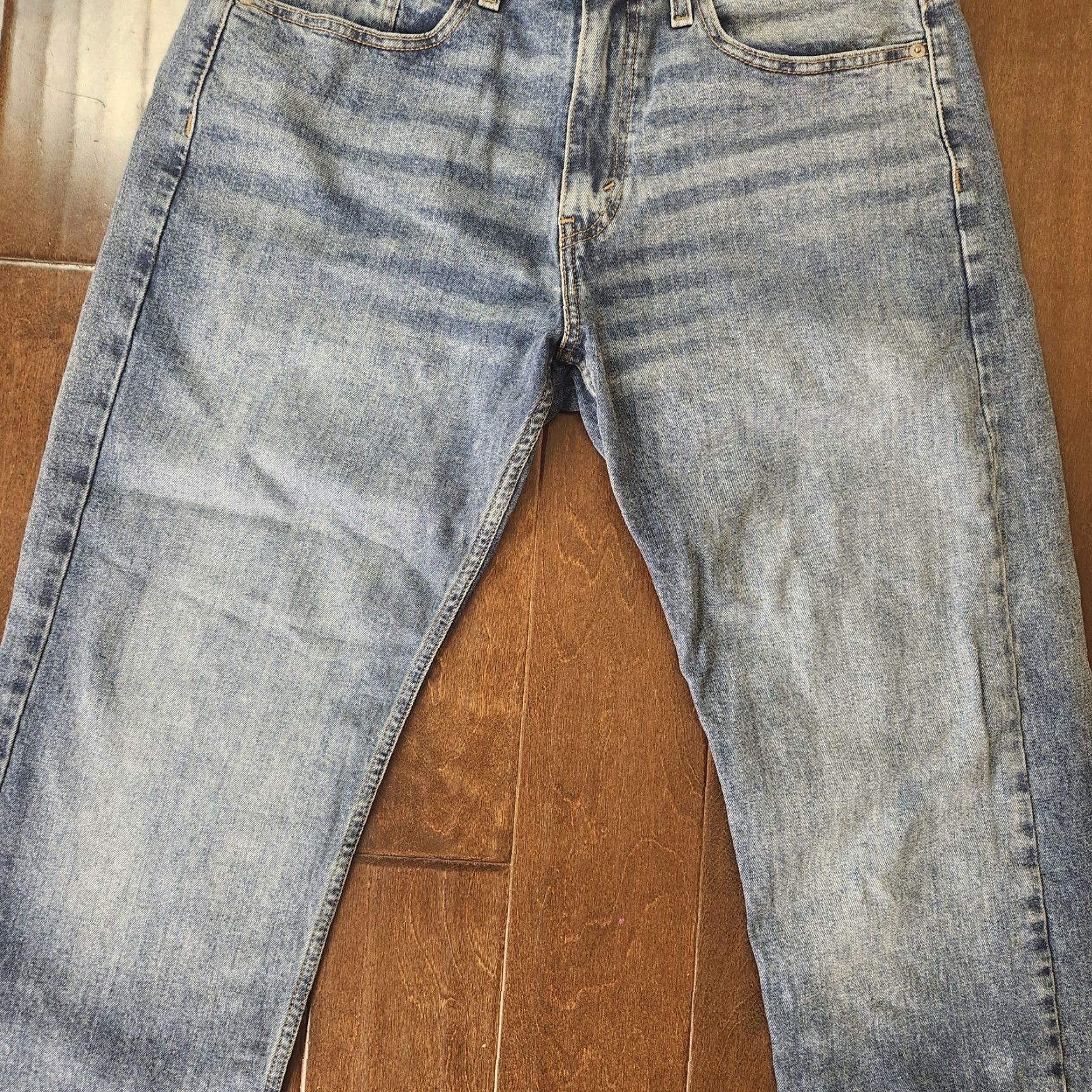 Levi's Levi's Signature Loose Jeans Mens 33x30 Blue Straight Leg Faded 5-Pocket USA 90s City Mens Size US 33 - 4 Thumbnail