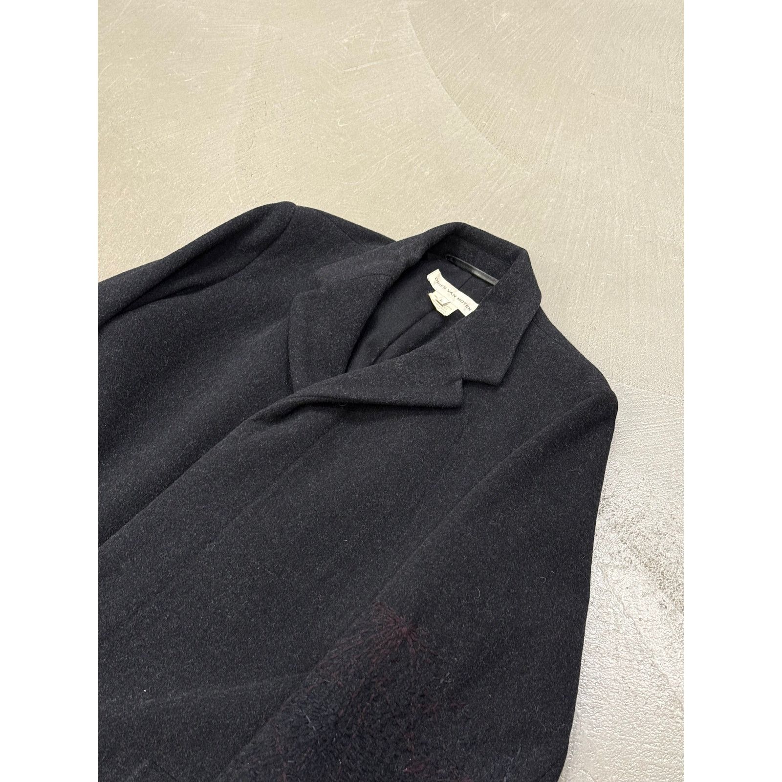 Dries Van Noten 1990s Dries Van Noten Embroidered wool coat Size L / US 10 / IT 46 - 5 Thumbnail