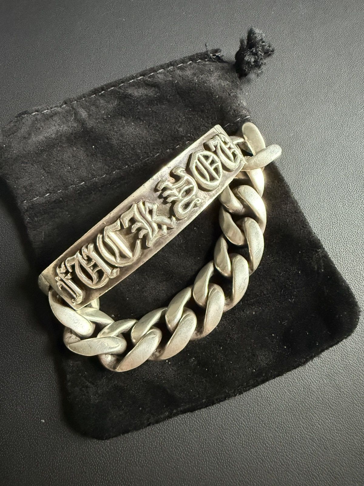 Chrome Hearts Chrome Hearts 'Fuck You' Special Order Bracelet