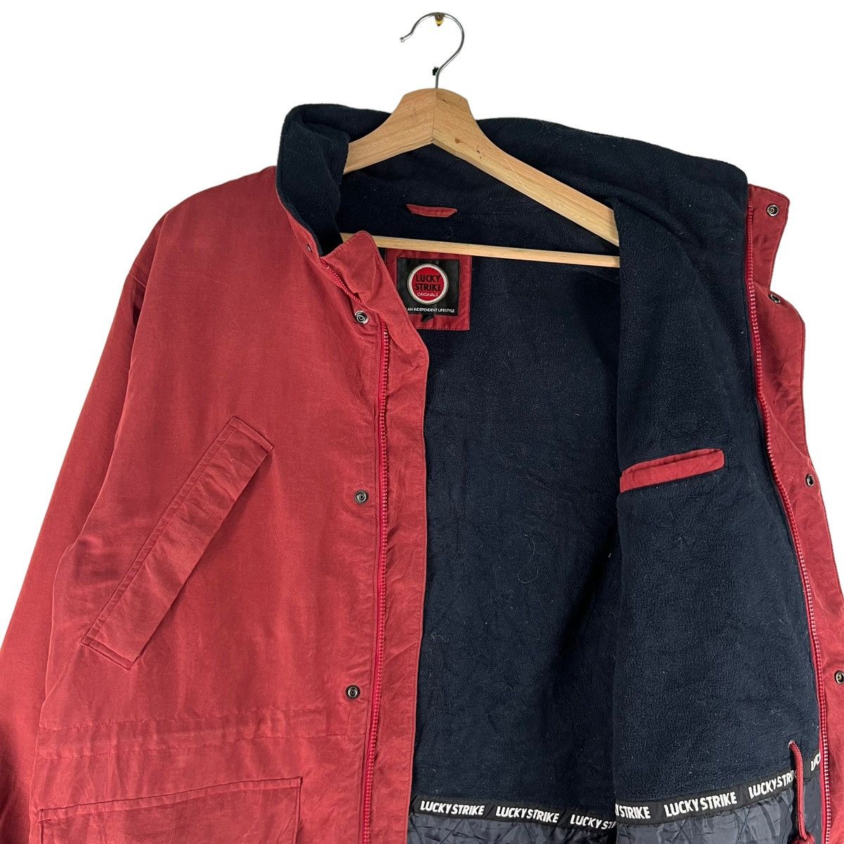 Japanese Brand 🔥VINTAGE SURVIVAL JACKET LUCKY STRIKE ISSEY MIYAKE Size US L / EU 52-54 / 3 - 7 Thumbnail