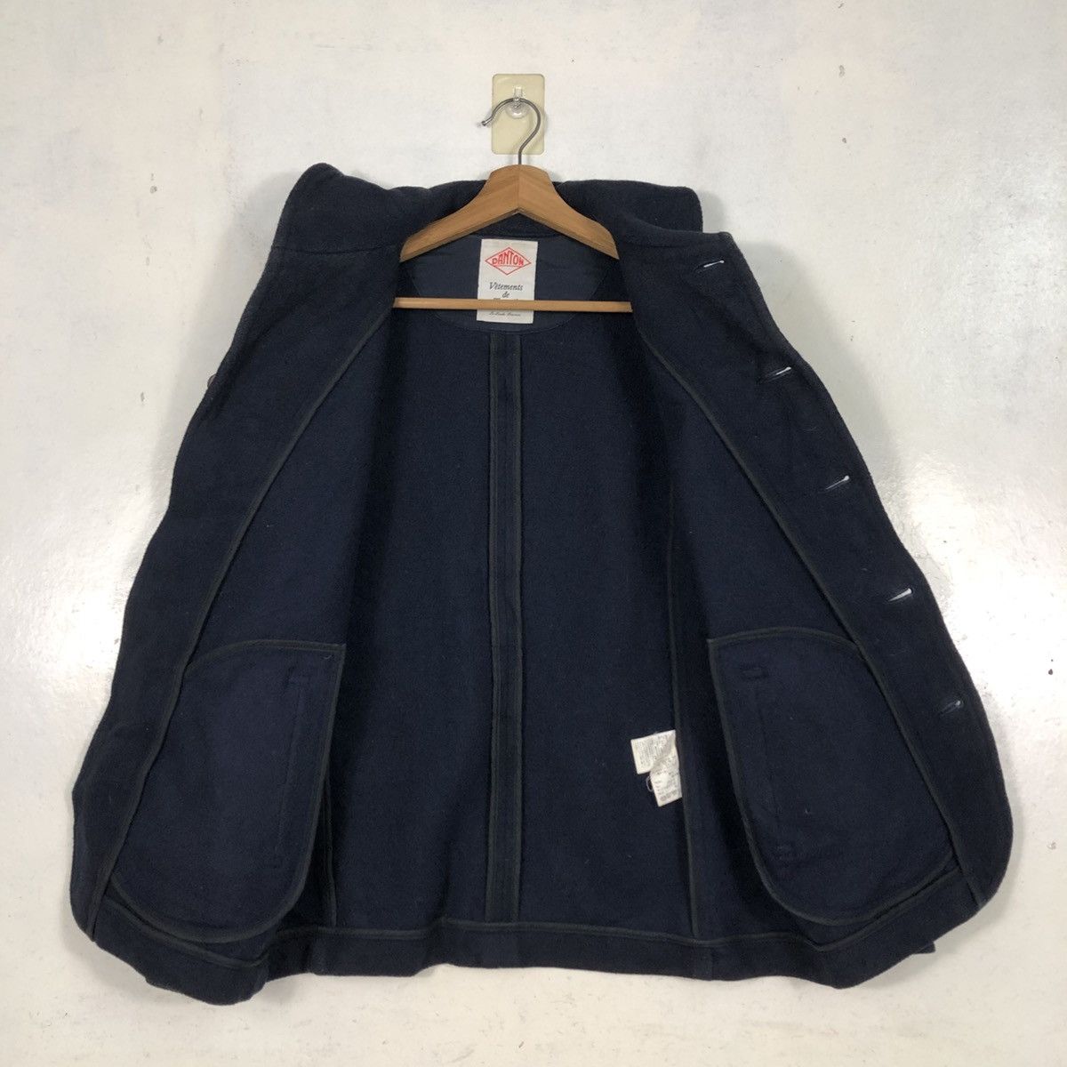 Japanese Brand Vintage Wool Button Jacket Danton Shawl Collar Size US M / EU 48-50 / 2 - 15 Thumbnail