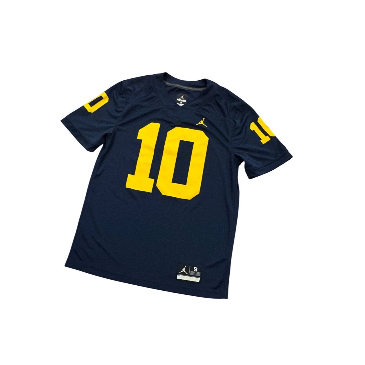 Jordan Brand Jordan Brand Michigan Wolverines Tom Brady #10 Football Jers Size US S / EU 44-46 / 1 - 4 Thumbnail