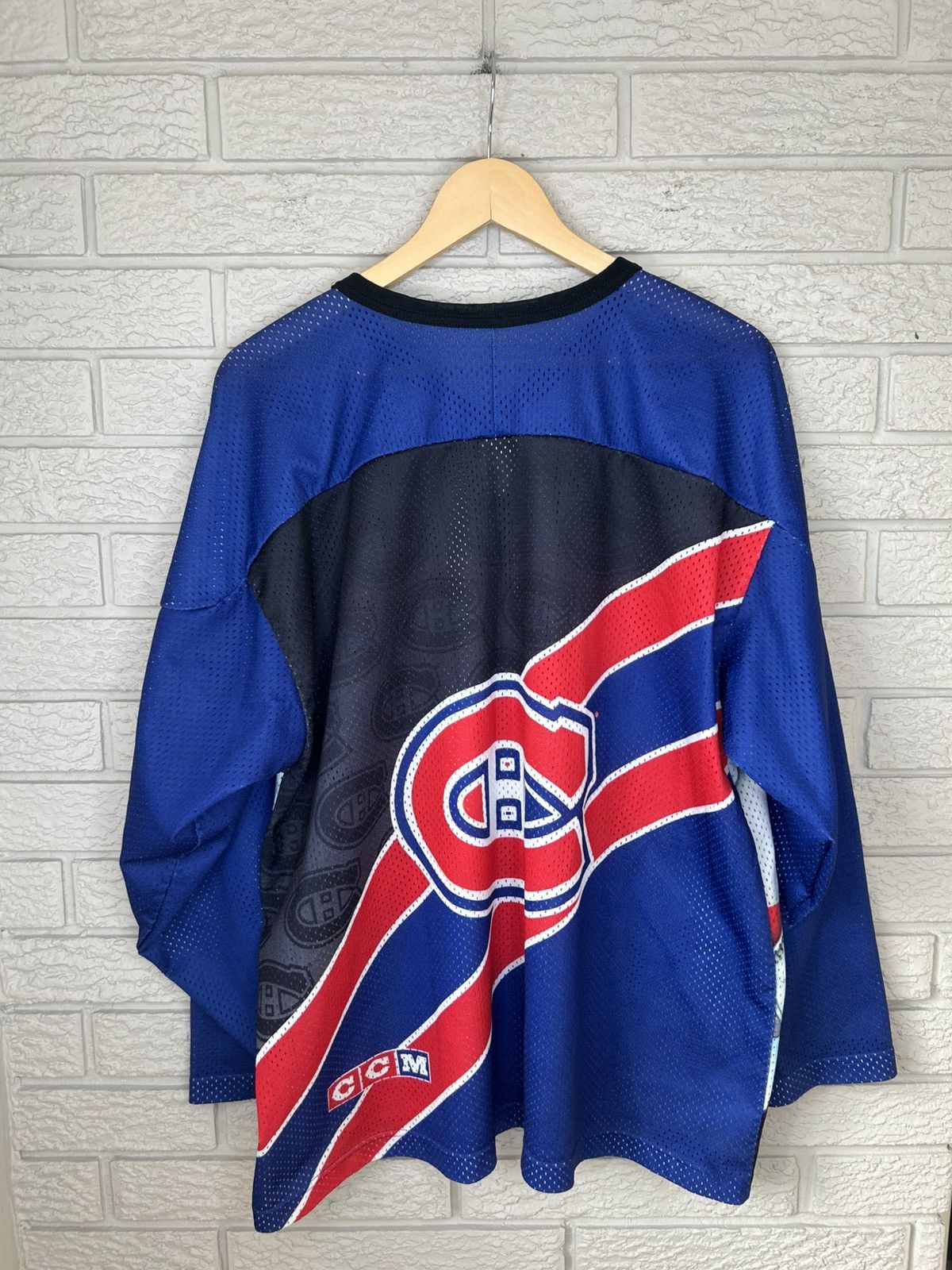 Ccm Vintage CCM Montreal Canadians AOP Mesh Jersey Size US XL / EU 56 / 4 - 3 Thumbnail