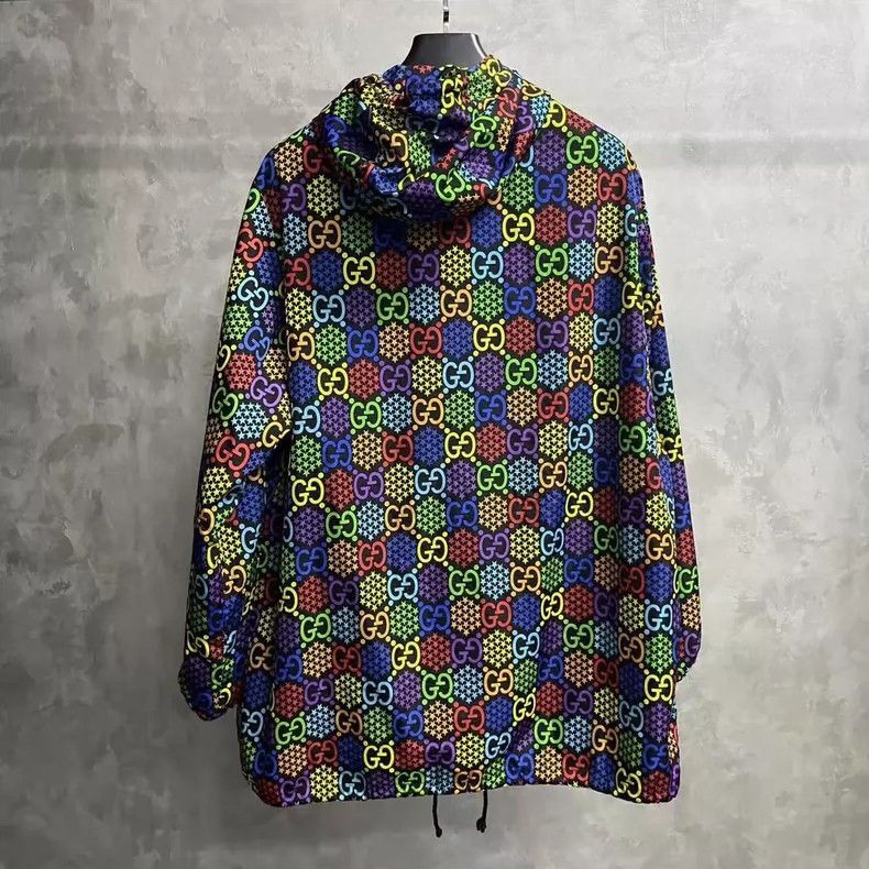 Gucci Gucci Multicolor Printed Hooded Jacket-2506 Size US L / EU 52-54 / 3 - 4 Thumbnail