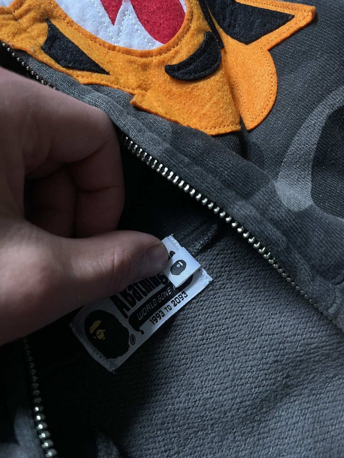 Bape A Bathing Ape (Bape) Tiger Full-Zip Hoodie Size US L / EU 52-54 / 3 - 9 Thumbnail