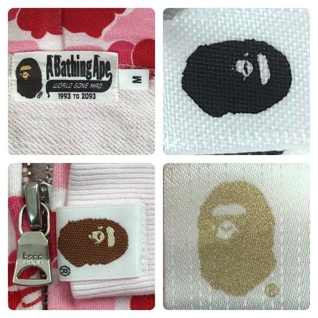 Bape BAPE LOGO ABC camo pink full zip hoodie a bathing ape Size US M / EU 48-50 / 2 - 7 Thumbnail