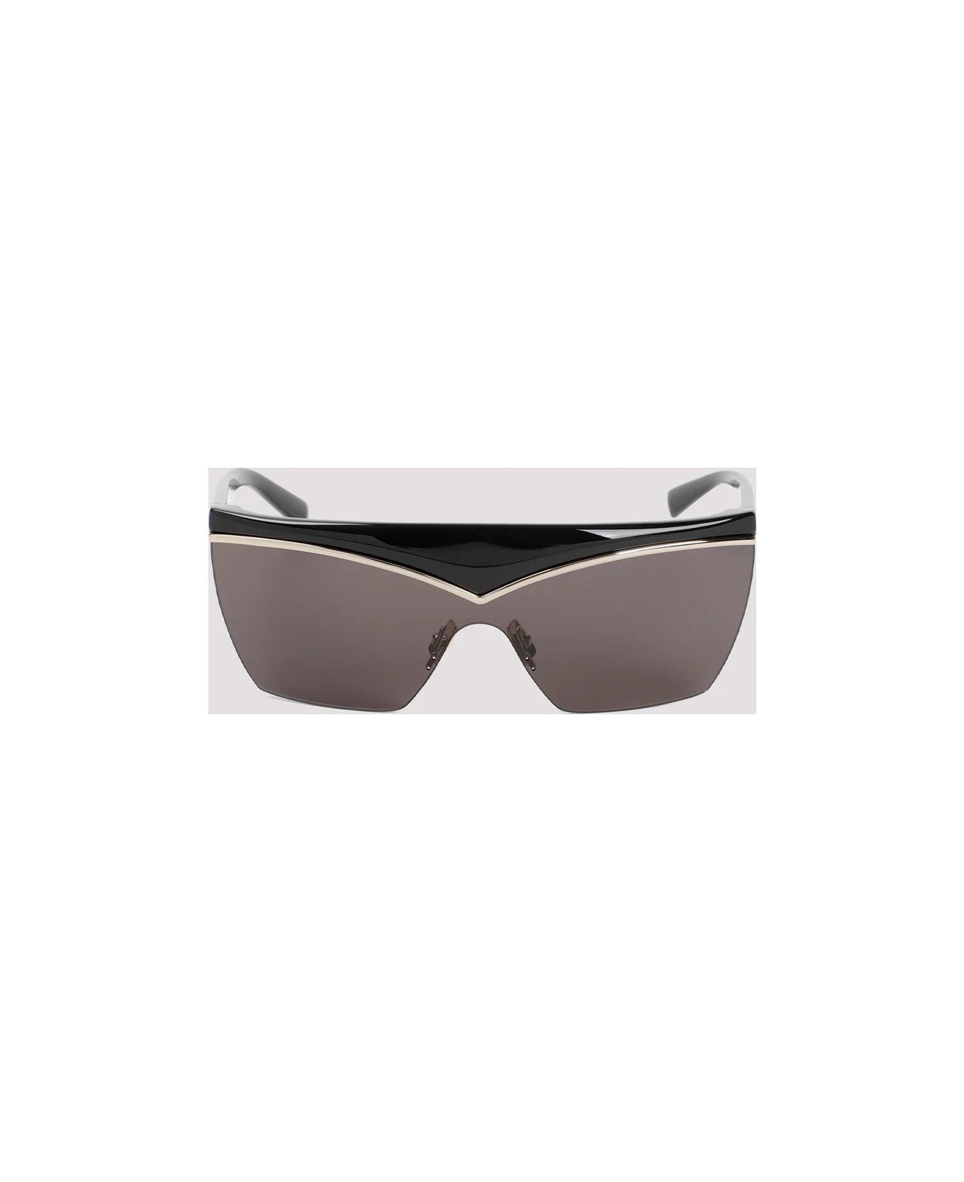 Saint Laurent Paris o1bcso1str0426 Size:OS/Sl 614 Mask Sunglasses in Black Size ONE SIZE - 3 Thumbnail