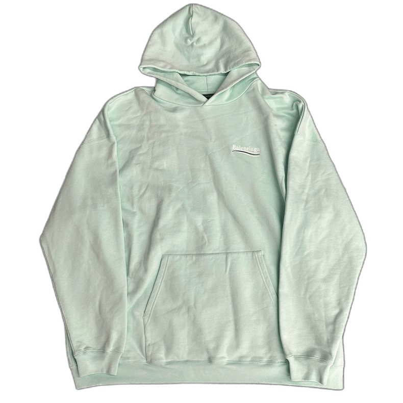 Balenciaga Balenciaga Balenciaga Mint Green Hoodie Size S -2507 Size US S / EU 44-46 / 1 - 1 Thumbnail