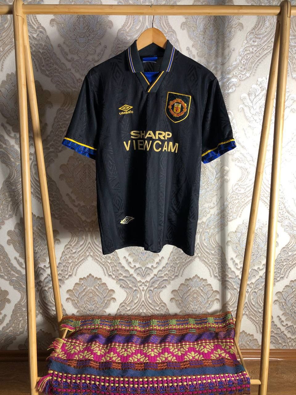 VTG Manchester store United Umbro Jersey Large