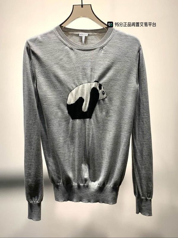 Loewe LOEWE Panda Embroidery Round Neck Knit Sweater Size US XS / EU 42 / 0 - 1 Thumbnail