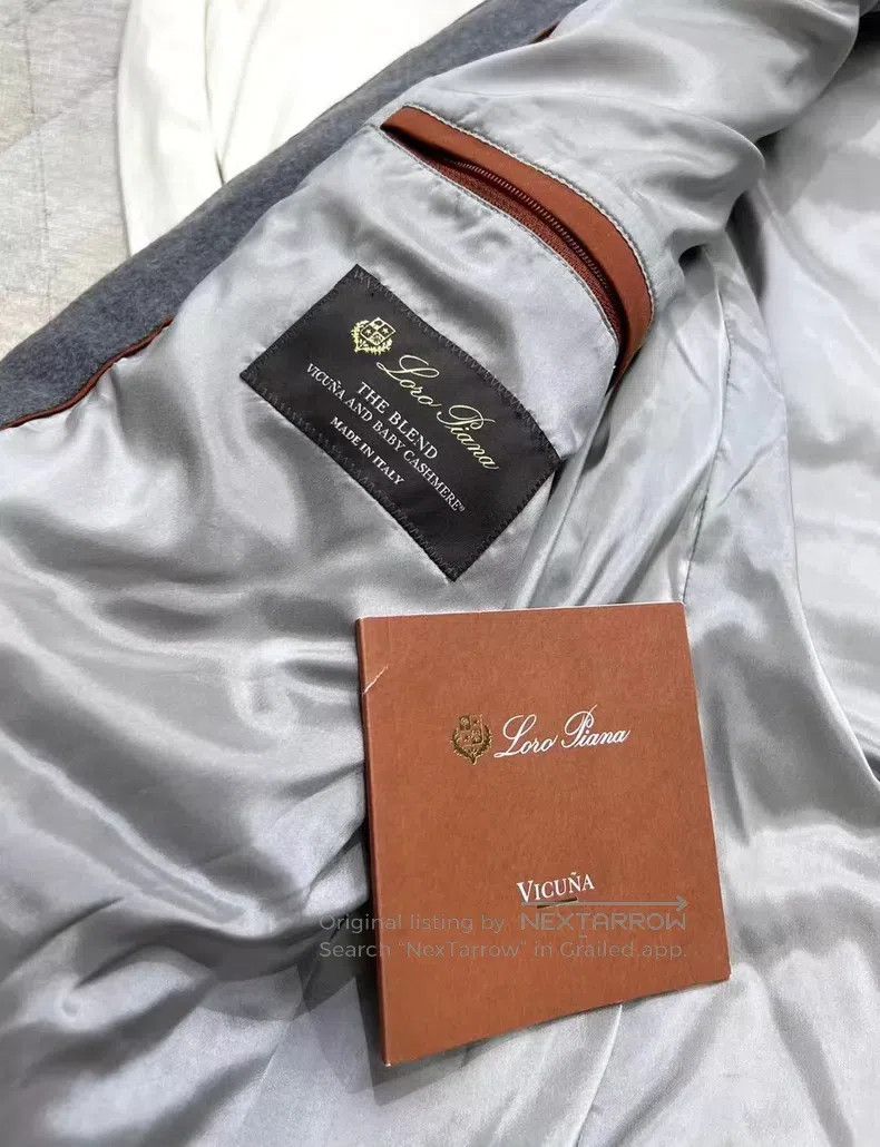 Loro Piana Loro Piana Vicuña and Baby Cashmere Down Jacket, 50% Vicuñ Size US XXL / EU 58 / 5 - 5 Thumbnail