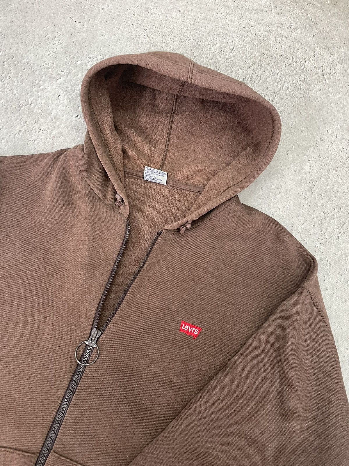 Levi's Brown Levis vintage 90s boxy oversized hoodie Size US L / EU 52-54 / 3 - 8 Thumbnail